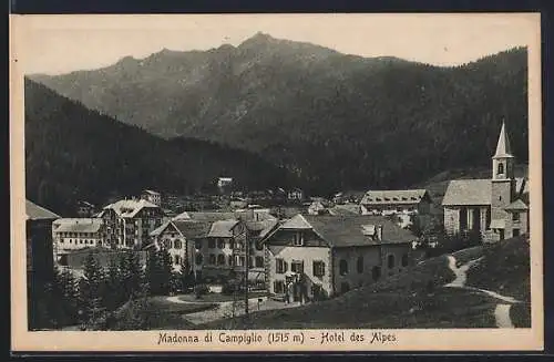 AK Madonna di Campiglio, Hotel des Alpes