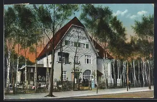 AK Berlin-Dahlem, Restaurant Waldfrieden, Bes. Wilh. Sickler