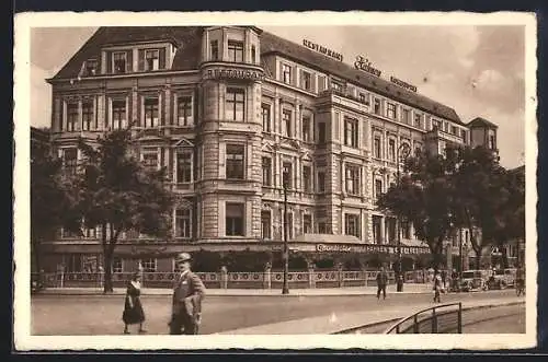 AK Berlin-Schöneberg, Hahnes`s Konditorei und Restaurant, Nollendorfplatz 1
