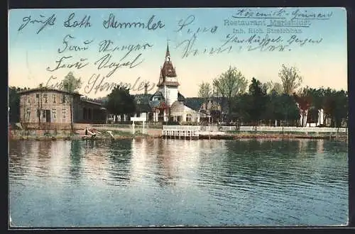 AK Berlin-Köpenick, Restaurant Marienlust v. Rich. Streichhan