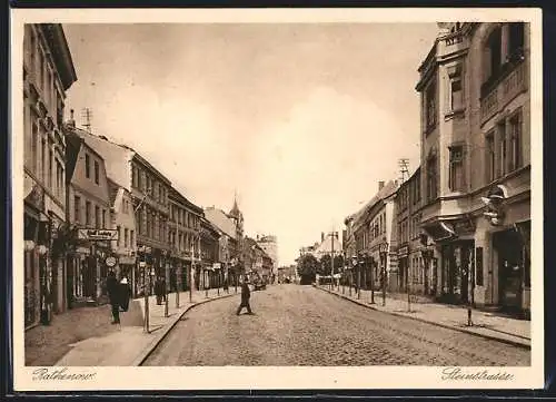AK Rathenow, Uhrmacher Adolf Ludwig in der Steinstrasse