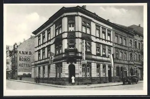 AK Heidelberg / Neckar, Hotel Grüns Laub