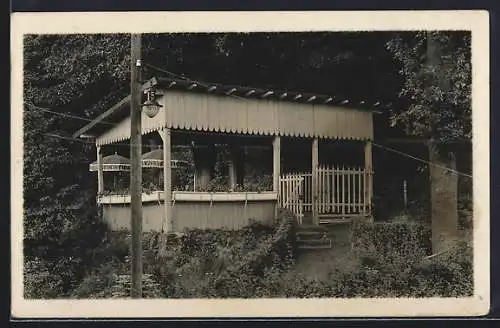 AK Au-Sieg, Restaurant Siegterrasse Auermühle, Bes. Cl. Fischer
