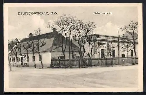 AK Deutsch-Wagram, Arbeiterheim