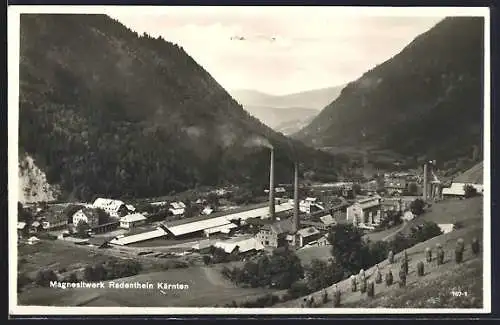 AK Radenthein /Kärnten, Magnesitwerk aus der Vogelschau