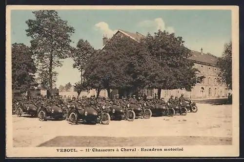 AK Vesoul, 11. Chasseurs à Cheval, Escadron motorisé