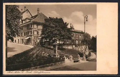 AK Schaffhausen, Foto-Atelier von C. Koch