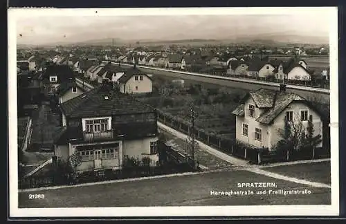 AK St. Pölten, Spratzern, Hergweghsstrasse und Freillgratstrasse