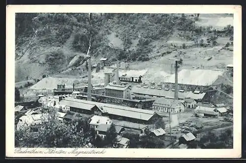 AK Radenthein /Kärnten, Magnesitwerk aus der Vogelschau