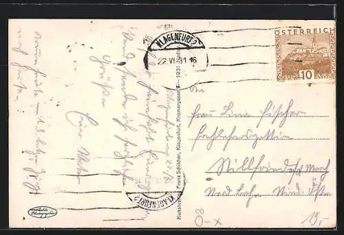 AK Klagenfurt, Neuer Platz, Südfront