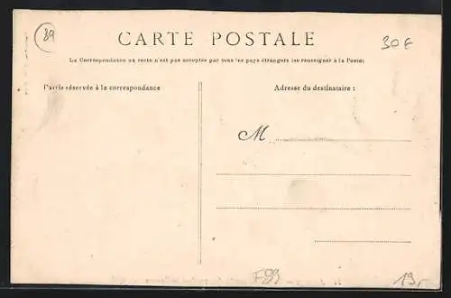 AK Joigny, Le Restaurant Rachy, pendant Concours de 1906
