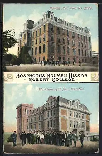 AK Rumeli Hisari, Robert College, Hamlin Hall, Washburn Hall