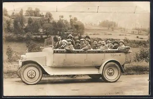 Foto-AK Autobus, Excursions Cauterets Gavarnie