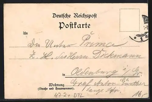 AK Hannover, Studentenwappen der Prima Ober-Realschule