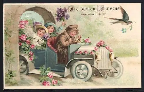 AK Kinder in einem Auto
