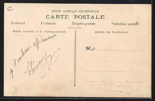 AK Flugzeug mit Engeln