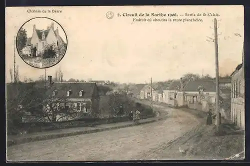 AK Circuit de la Sarthe, Sortie de St-Calais, Autorennen