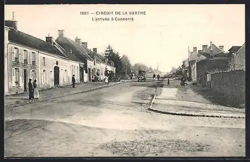 AK Cicuit de La Sarthe, L`arrivée à Connerré, Autorennen