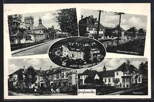 AK Grafenwöhr, Kasino, Kommandantur, Lagerwache