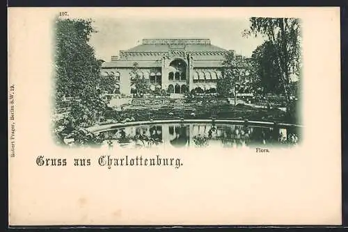 AK Berlin-Charlottenburg, Flora im Park