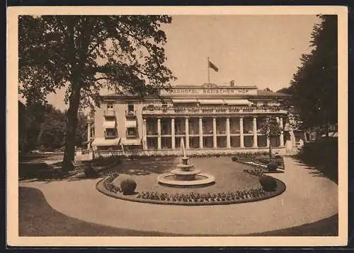 AK Baden-Baden, Badhotel Badischer Hof am Kurpark
