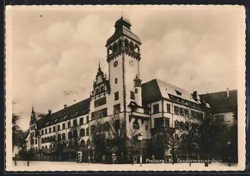 AK Freiburg i. Br., Blick auf die Gendarmerieschule