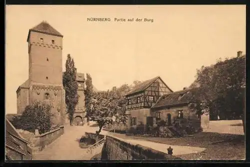 AK Nürnberg, Partie auf der Burg