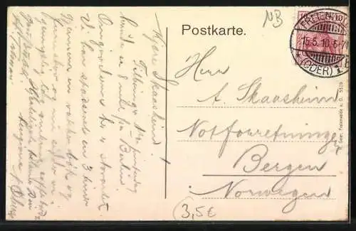 AK Freienwalde a. O., Ortspartie bei der Wilhelmstrasse