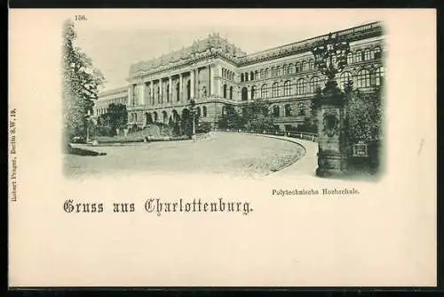 AK Berlin-Charlottenburg, an der Polytechnischen Hochschule