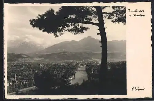 Foto-AK Adalbert Defner: Innsbruck, Panoramaansicht