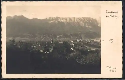 Foto-AK Adalbert Defner: Innsbruck, Fernblick auf die Stadt