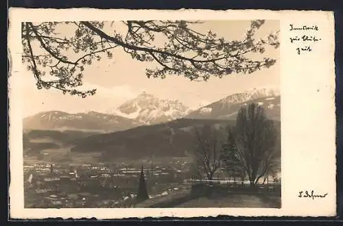 Foto-AK Adalbert Defner: Innsbruck zur Blütezeit