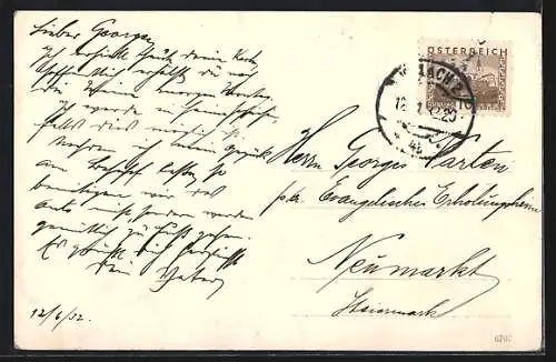 Foto-AK Adalbert Defner: Villach, Partie im Thermalbad