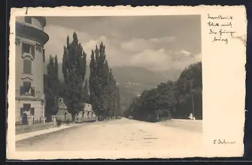 Foto-AK Adalbert Defner: Innsbruck, Blick nach der Hungerburg