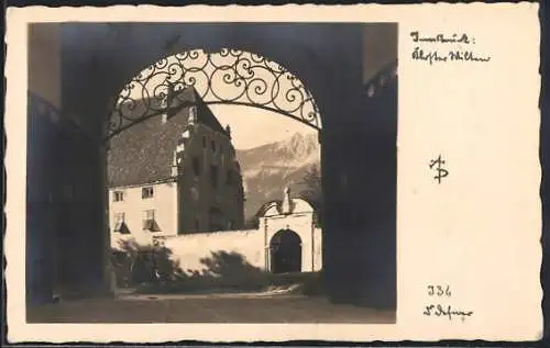 Foto-AK Adalbert Defner: Innsbruck, Kloster Wilten