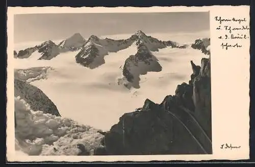 Foto-AK Adalbert Defner: Bergriesen der Alpen und Kräulscharte