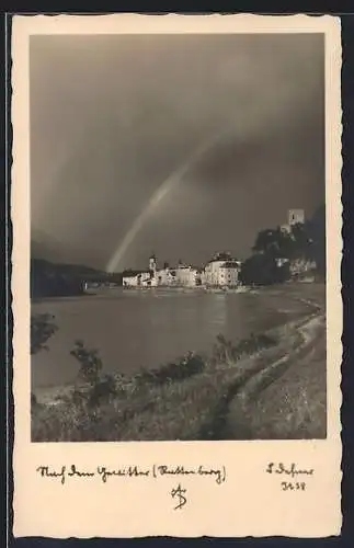 Foto-AK Adalbert Defner: Rattenberg, Nach dem Gewitter
