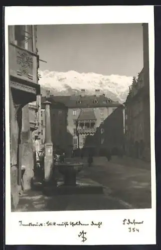 Foto-AK Adalbert Defner: Innsbruck, Blick nach dem Goldenen Dachl