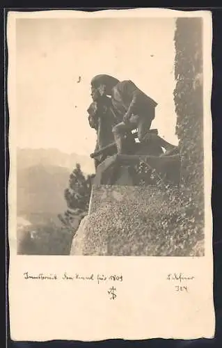 Foto-AK Adalbert Defner: Innsbruck, Denkmal für 1809
