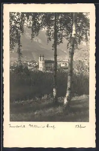 Foto-AK Adalbert Defner: Innsbruck, Teilansicht mit Kirche