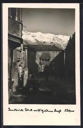 Foto-AK Adalbert Defner: Innsbruck, Blick auf das goldene Dachl