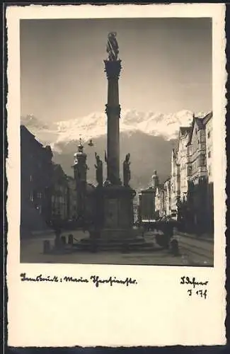 Foto-AK Adalbert Defner: Innsbruck, Maria-Theresienstrasse