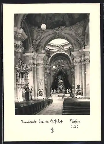 Foto-AK Adalbert Defner: Innsbruck, Im Dom zu St. Jakob