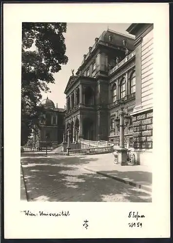 Foto-AK Adalbert Defner: Wien, Universität