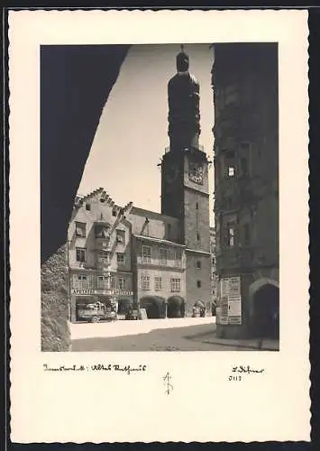 Foto-AK Adalbert Defner: Innsbruck, Altes Rathaus