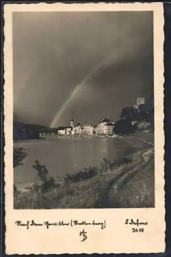 Foto-AK Adalbert Defner: Rattenberg, Nach dem Gewitter