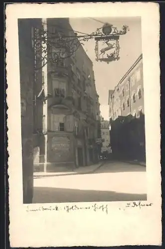 Foto-AK Adalbert Defner: Innsbruck, Goldener Hirsch