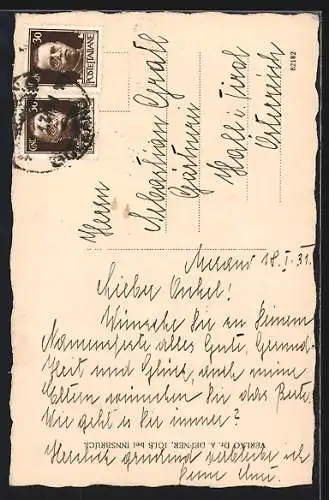 Foto-AK Adalbert Defner: Narzisse