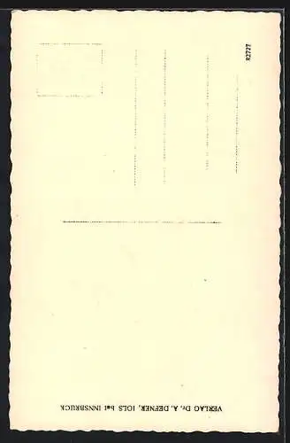 Foto-AK Adalbert Defner: Villach, Idyll im Rathaushof