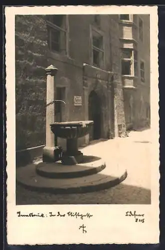 Foto-AK Adalbert Defner: Innsbruck, In der Stiftgasse